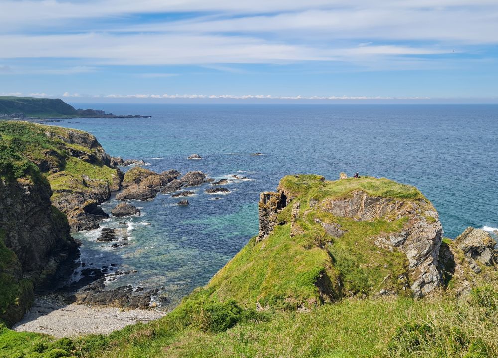 Findlater Castle in Aberdeenshire