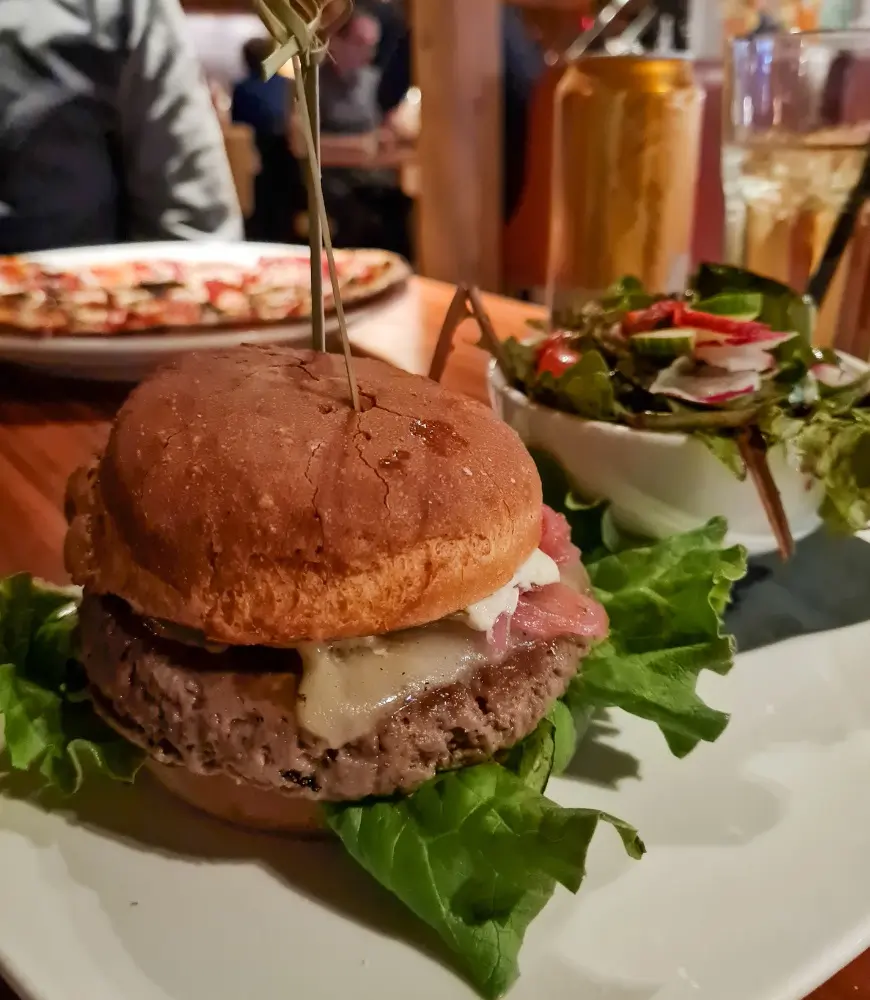 Amsterdam Brewhouse Co in Toronto - Gluten Free Burger