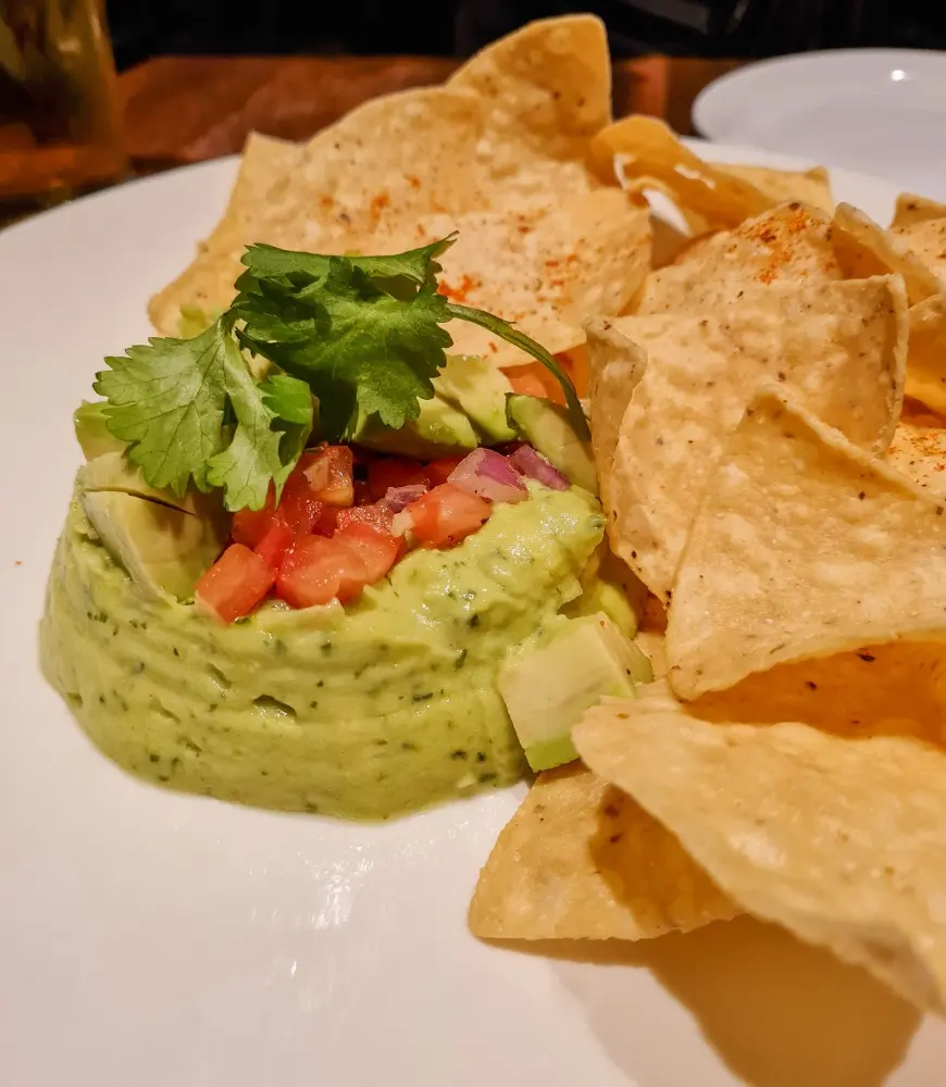 Jack Astor's Chips and Guacamole